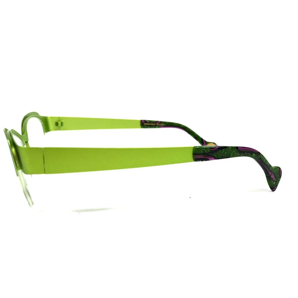 BOZ Eyeglasses Frames VENTURA 2545 Blue Green Cat Eye Half Rim 53-17-135